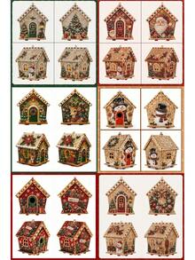 1pc DIY House Christmas Pearl Diamond Painting Kit, Christmas Pearl Beads Handmade Art, Suitable For Adults & Beginners, Diamond Rhinestone Painting Set, Handmade Home Decor Gift - Multiple Styles - View 8