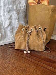 Tas ember mini yang stylish ini sangat cocok untuk bepergian, berbelanja, menghadiri pesta, dan juga menjadi hadiah yang bagus untuk teman-teman. - MultiWarna - View 14