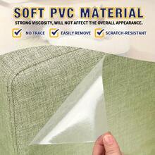 Self Adhesive Transparent PVC Cat Scratch Protection Film Furniture Scratch Proof Shield Tape For Sofa Armrest Door Wall Pet Proof Damage Prevention Home Decor Essential Furniture Care Solution Pet Owner Must Have - 20*100cm - View 12