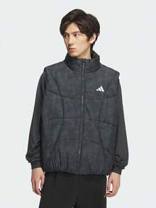 Adidas 男款 GSH VEST 百搭棉質背心 KC2754 - 黑色 - 查看 1