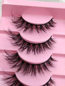 Hinarin 10 Pairs False Eyelashes 13mm Cat Eye Eyelashes 3D Fox Eye Lashes End Eye Elongated Fake Lashes Faux Mink Lashes Natural Look Eyelashes Short Lash Extension Makeup Fake Eyelashes - View 3