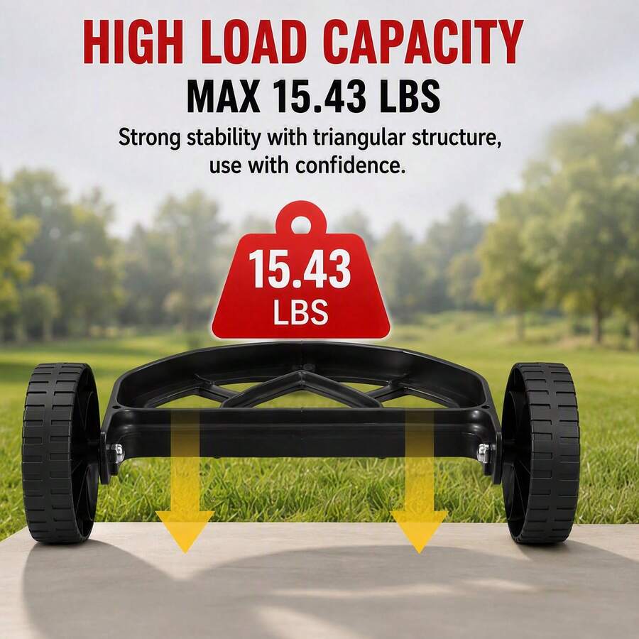 HOHOBLA String Trimmer Wheel Attachment,12.5cm Lawn Mower Auxiliary Wheel, Rimmer Head Attachment Suitable For String Trimmer Replacement Parts - Default - View 1