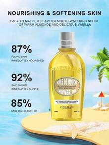 L'Occitane Almond Shower Oil 250ml - 8.4 FL.OZ. - ALMOND SHOWER OIL - View 4