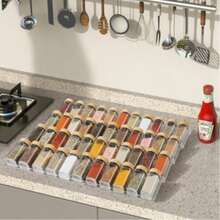 1/2/4/6pcs Expandable Transparent Acrylic Spice Drawer Organizer, Adjustable Length Spice Storage Tray For Kitchen Drawer, Cabinet, Pantry, Fits Different Drawer Sizes, Organizes Spice Bottles, Seasoning Jars And Various Condiments, High Transparency Acrylic Material, Durable And Easy To See Contents, Convenient Access, Helps Organize Kitchen Storage Space, Suitable For Home Kitchen Storage, Multiple Quantity Options Available - One Size - View 8