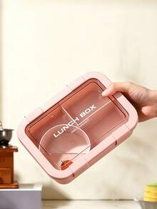 1pc Adult Lunch Box Container, Leak-Proof Stackable Food Storage Box With Utensils, Microwave And Dishwasher , Portable, Suitable For Work, School, Travel And More - Multicolor - View 2
