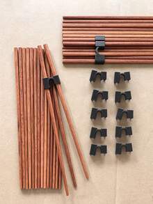 2/3/5/10/20 pcs Alat Bantu Latihan Sumpit Plastik untuk Pemula, Pelatih Sumpit Warna Polos yang Dapat Digunakan Kembali, Alat Latihan Pemula, Cocok untuk Semua Usia, Aksesori Dapur yang Dapat Digunakan Kembali, Membantu Anda Menguasai Penggunaan Sumpit, Peralatan Makan dan Perlengkapan Meja Makan - MultiWarna - View 11