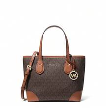 Michael Kors Eva 印花女士單肩斜背手提包 35S6GV0T0B 棕色 - 棕色35S6GV0T0B BROWN - 查看 1