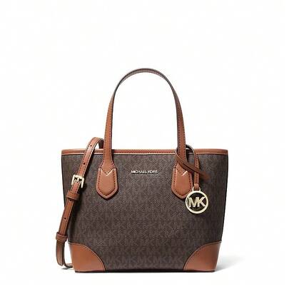 Michael Kors Eva 印花女士單肩斜背手提包 35S6GV0T0B 棕色