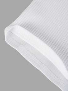 Norcotton Men's High Waist Ribbed Patchwork Underwear, 3-Layer Open Front Crotch, Enlarged Crotch Area, Boxer Briefs, 6-Pack - White - View 5