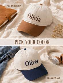 Topi Trucker Bordir yang Dipersonalisasi, Topi Baseball dengan Teks yang Dapat Disesuaikan, Topi Ayah Bergaya Vintage, Topi Kasual Unisex yang Dapat Diatur, Topi Gaya Jalanan Retro - MultiWarna - View 5