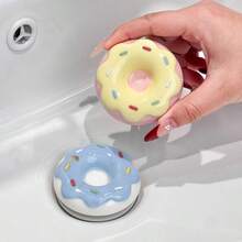 1個通用浴室洗手盆排水塞，按壓式彈出式濾網附集髮器，防堵塞濾網，適用2.69cm - 4.19cm排水口 - B - 查看 4
