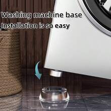 Washing Machine Base 4pcs/New And Upgraded Versionset Quiet And Stable Laundry Room With Anti-Vibration Pads For Washing Machine And Dryer - Protects Floors And Reduces Noise - Washing Machine Base - View 8