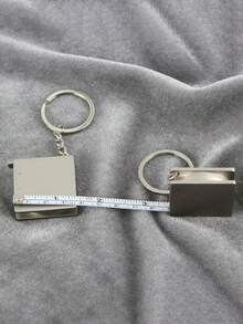 1 Meter Small Tape Measure Key Ring Small Steel Tape Measure Mini Pocket Portable Compact Carry Around Mini Tape Measure Mini Measuring Tools Party Favors And Gifts, Ideal Gift For Sewing Lovers Craftspersons - Multicolor - View 3