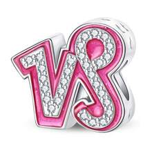 1pc Silver-Plated 12 Zodiac Signs Hollow Beads, Full Set Of Zodiac Symbols With Soft Pink Enamel And Full Zirconia Stones, Sweet Girl Style, Suitable For Various Basic Bracelets And Necklaces, Handmade DIY Jewelry Accessories, Zodiac Memorial Gift Accessories - Multicolor - View 17