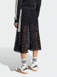 Adidas Originals Women's Knit Maxi Skirt KV1177 - Black and White - View 2
