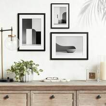 Mosearon 3pcs/2pcs/1pc Minimalist MDF Photo Frame, A4 Certificate Frame, 30*40cm Poster Frame, No Backing Paper, With Transparent Acrylic Panel; Suitable For Living Room, Bedroom And Gallery Wall Decor - MDF - View 3