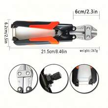 1pc Wire Cutter, Steel Wire Rope Cutter, Multi-Functional Labor-Saving Heavy Duty Pliers, Mini Wire Cutter, Small Steel Cannon, Can Cut Locks, Chains, Wires, Suitable For Home Daily Maintenance, Construction Site, Craft Making, Mechanical Repair, Building Decoration And Other Scenarios - Wire Cutter - View 3