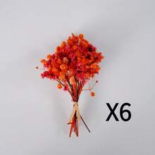 1/3/6/9/12Pcs Versatile Mini Artificial Flower Bouquets Suitable For Christmas Halloween Gathering Home Decorations Great For Card Embellishments Wedding Favour Box Fillers And Groomsmen Boutonnieres - MY-819 - View 9