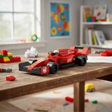 Formula Basic Racing Car Building Blocks - Rot - Übersicht 2