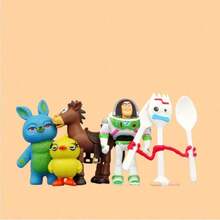 7pcs Hard Decorative Figurines, Exquisitely Crafted Cartoon Character Models, Can Be Used As Desktop Decor For Home Desk Or Office Workspace, Enriching Desktop Detail Layers, Also Suitable For Holiday Decoration To Enhance Space Atmosphere, Compact Size Doesn't Occupy Too Much Display Space, Suitable For Daily Collection And Display, Also Fits Halloween, Christmas And Various Holiday Scene Settings - Multicolor - View 7