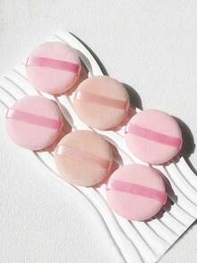 5/10/15/20/30pcs Round Makeup Sponges, Soft Velvet Powder Puff, Foundation Stick Sponge, Facial Powder Puff, Makeup Accessories - Multicolor - View 11