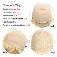 Black Short Hair Women's Human Hair Short Slick Back Wig,No Hair Gel Needed, No Hair Net Needed, Fully Machine Woven, Layered Design, Ready To Wear - Multicolor - View 10