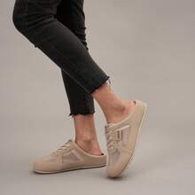 Women's Casual Sports Flat Shoes, Athletic Sandals - Khaki - View 9