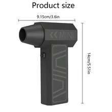 ENSSU Kipas Tiup Jet Mini Genggam Berkekuatan Tinggi, Motor Brushless 105.000 RPM, Blower Udara Portabel dengan Baterai Tanam 2x2000mAh, Dilengkapi 5 Nozel yang Dapat Ditukar, Tekanan Angin 135g untuk Pembersihan Debu dan Aplikasi Berbagai Skenario - MultiWarna - View 5