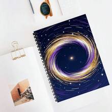 A5 Spiral Notebook, 100 Pages, 50 Sheets, 2D Flat Vintage Art Print, Cover With Artist Palette, Paintbrush And Paint Tube Pattern, Bound Notebook, Back To School Supplies, Art Lover Aesthetic Stationery - A-multicolor - View 11