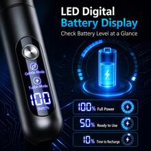 1件裝可充電式 150mAh 電動鼻毛修剪器，適用於鼻腔且不拉扯毛髮，多功能鼻毛與眉毛修剪器，便攜式，適合男士與女士使用 - A16黑色 - 查看 5