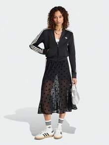 Adidas Originals Women's Knit Maxi Skirt KV1177 - Black and White - View 5