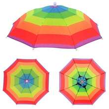 1pc Multicolor Cute Mini Parasol, Phone Sunshade, Cycling Sun Protection Decorative Pendant - Multicolor - View 11