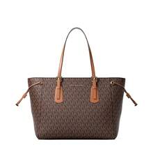 Michael Kors Voyager 印花女款單肩手提包 35R6GV6T7B 棕色 - 棕色35R6GV6T7B BROWN - 查看 9