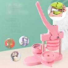 1pc 58mm Badge Making Punch Set, DIY Button Maker Machine, Portable Multi-Function Handmade Tool, Suitable For Fridge Magnets, Keychains, Brooches, Halloween Christmas DIY Crafts And Gifts, No Installation Required - Multicolor - View 7