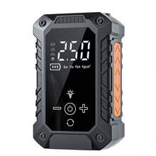 Portable Tire Inflator, Cordless Air Compressor, Rechargeable Electric Tire Pump With Digital Pressure Gauge, Led Light & Auto Shut-Off, 150psi Fast Inflation For Car, Motorcycle, Bicycle & Balls.7.4V 2000mAh - Wireless - View 10
