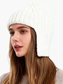 Pink Brain Hat Funny Handmade Knitted Knitted Creative Personalized Cover Birthday Gift For Women - Wig Cap - View 4