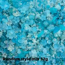52g Mixed Style Multicolor Frosted Flower Leaf Acrylic Pendants For DIY Bracelets, Phone Charms, Keychains Handmade Craft Supplies - Multicolor - View 20