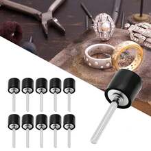 Sandpaper Stick Grinding Drum Rubber Iron Sandpaper Bar Stick Grinding Tools For Woodworking Accessories - 10pcs - View 1