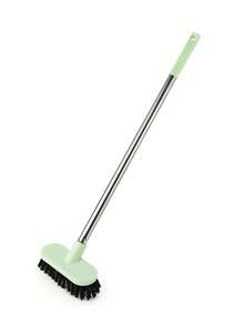 Long Handle Cleaning Brush, Perfect For Bathroom Cleaning. Its Sturdy Bristles Effectively Remove Stubborn Stains. Designed For Easy Use, Keeping Hands Clean. Ideal For Deep Cleaning Toilets. - Multi-color - View 12