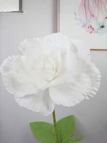 1pc Artificial PE Foam Large Flower Window Wedding Event Background Decoration Cm - White - View 4