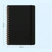 Spiral Bound B6 Notebook With Colorful Thick Inner Pages, Diary, Planner, Memo Pad, Coil Notebook - Multicolor - View 8