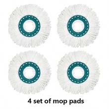 Compatible With Leifheit Spin Mop Replacement Pads, Microfiber Dry & Wet Dual-Use Mop Head Accessories, Spin Mop Head, Mop Replacement Cloth Pads, Cleaning Tool Replacement Pack - Multicolor - View 14