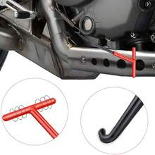2pcs Exhaust Spring Holder Puller Spring Hold Extractor Tool For Motorcycle Puller - T-shaped Brake Drum Spring Hook - View 10