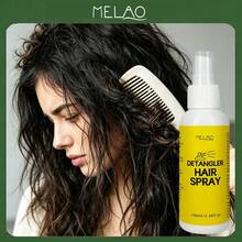 MELAO Detangling Spray 100ml/3.38fl.Oz, Lightweight Leave-In Hair Mist, Helps Untangle Knots, Makes Hair Soft, Smooth And Shiny, Suitable For Daily Styling - 100ML - View 1