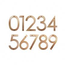0-9 Number House Plates, Suitable For Outdoor Use. Size 8 Inches, Includes Numbers 0-9 And Letters. Can Be Installed On Doors, Used As Door Plates To Display Address And Other Information. - New Arrival - View 6