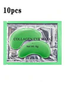 10Packs Reusable Silicone Under‑Eye Patches, Soft Flexible Non‑Disposable Eye Mask Pads, 4‑Color Optional Silicone Eye Accessories, Practical Beauty Auxiliary Pads For Makeup Application - Multicolor - View 10