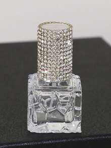 1pc 10ml Exquisite Refillable Aluminum Spray Tip Glass Bottle Diamond Pattern Small Perfume Atomizer Bottle For Travel Cologne Perfume Pump Box Bottle Portable, Room, Bedroom, Daily Applicable Bottle,Jar,Perfume, Glass Containers, Perfume Sprayers - View 14
