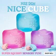 BEERUS 1pc Random Slow Rebound Soft Rubber Stress Relief Cube, Soft Sensory Squeeze Ball, Desktop Handheld Stress Toy (Random Outer Packaging Box) - Multicolor - View 3