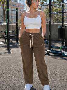 Women Pants - Coffee Brown - View 6