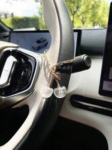 Cute Cherry Fruit Car Steering Wheel Decorative Chain, Car Steering Wheel Accessory, Car Pendant - Cherry - View 7